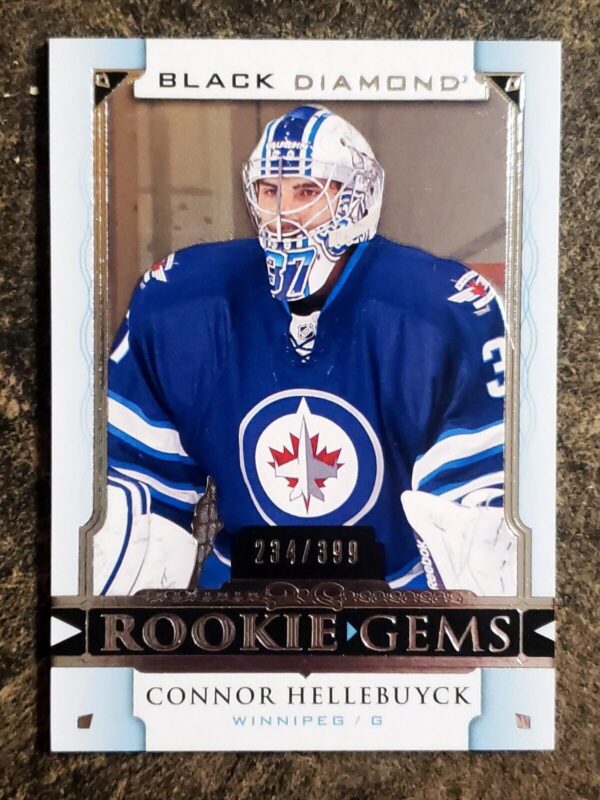 Connor Hellebuyck 2015-16 Black Diamond Rookie Gems Rookie Card /399 #RG-CH