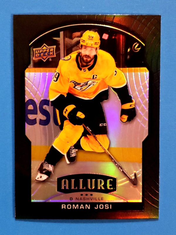 Roman Josi 2020-21 Upper Deck Allure Black Rainbow #19