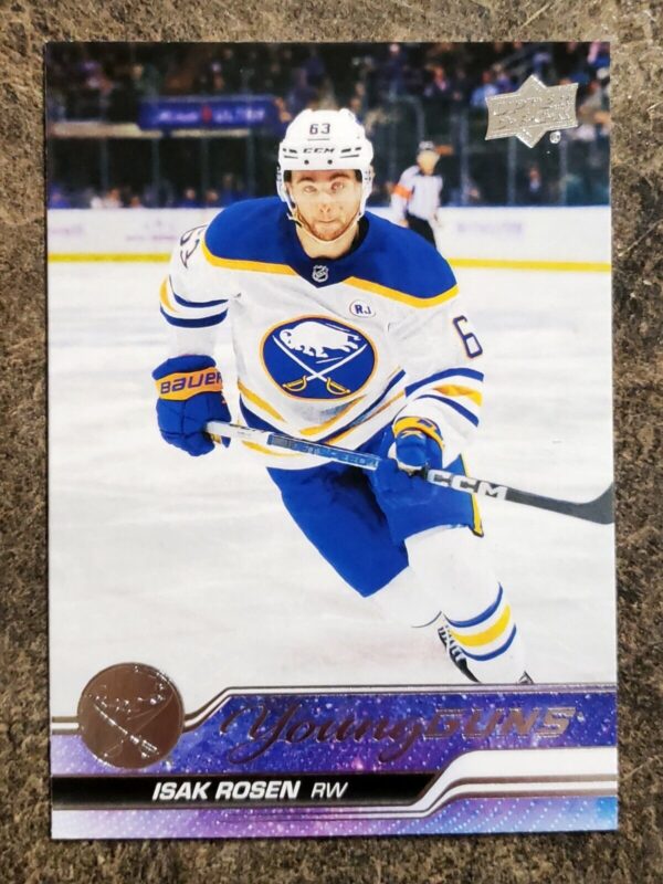 Isak Rosen 2023-24 Upper Deck Young Guns Rookie Card #704