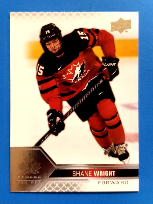 Shane Wright 2022-23 Upper Deck Team Canada Juniors Rookie Card #1
