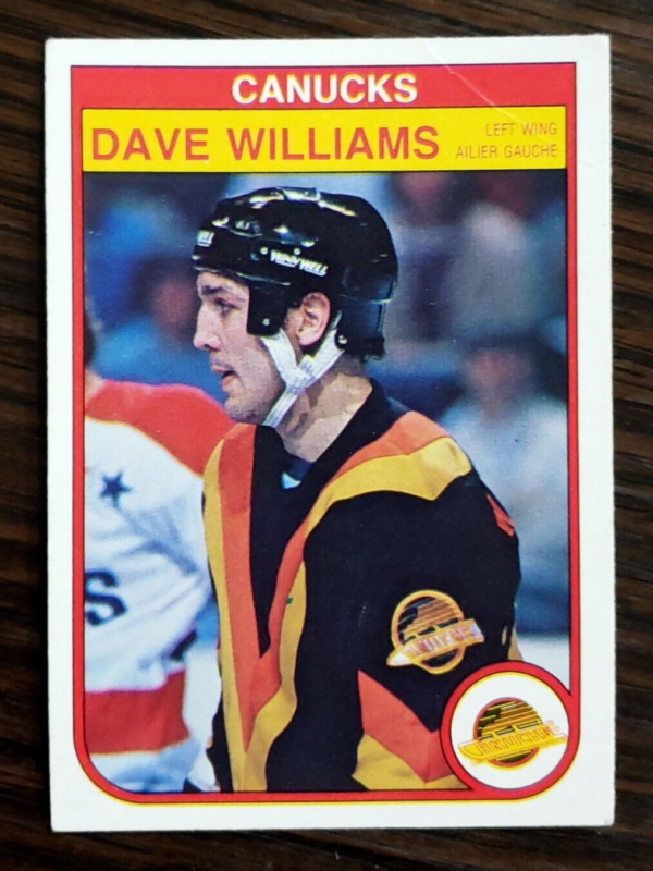 Tiger Williams 1982-83 O-Pee-Chee OPC #358