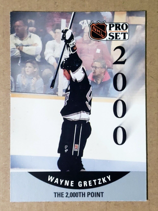 Wayne Gretzky 1990-91 Pro Set 2000 Points #703