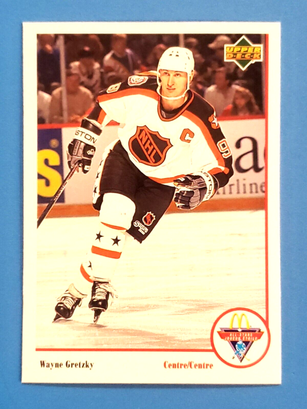 Wayne Gretzky 1991-92 Upper Deck McDonalds All-Star Set #Mc-17