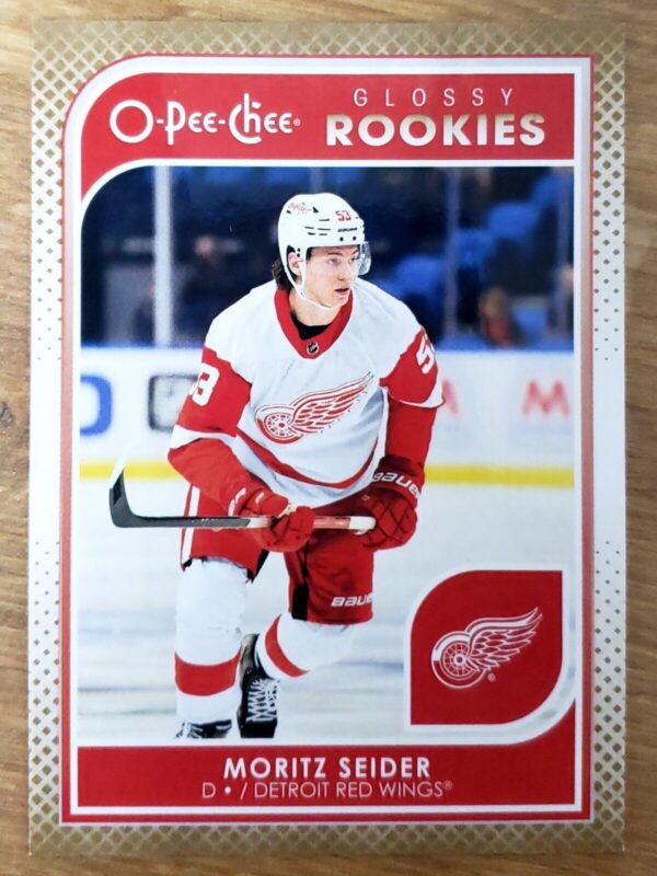Moritz Seider 2021-22 O-Pee-Chee Glossy Rookie OPC RC #R-11