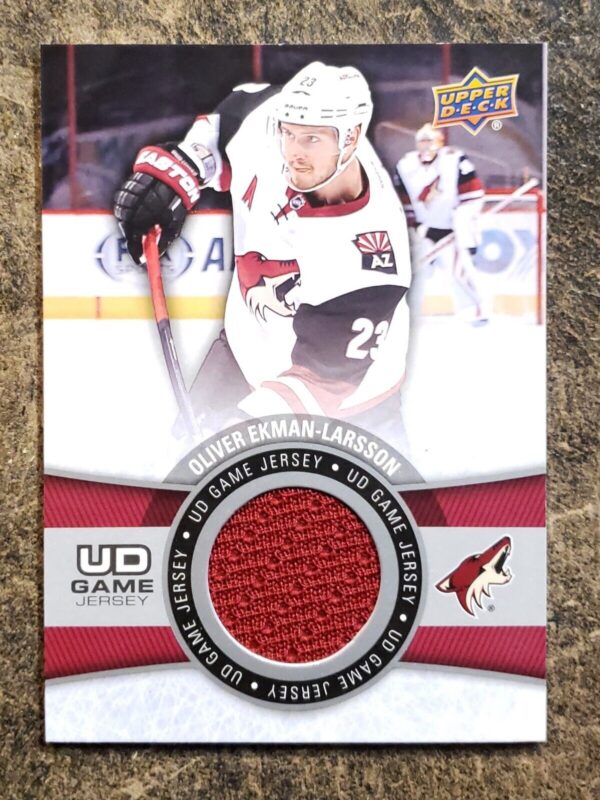 Oliver Ekman-Larsson 2015-16 Upper Deck UD Game Used Jersey #GJ-OE