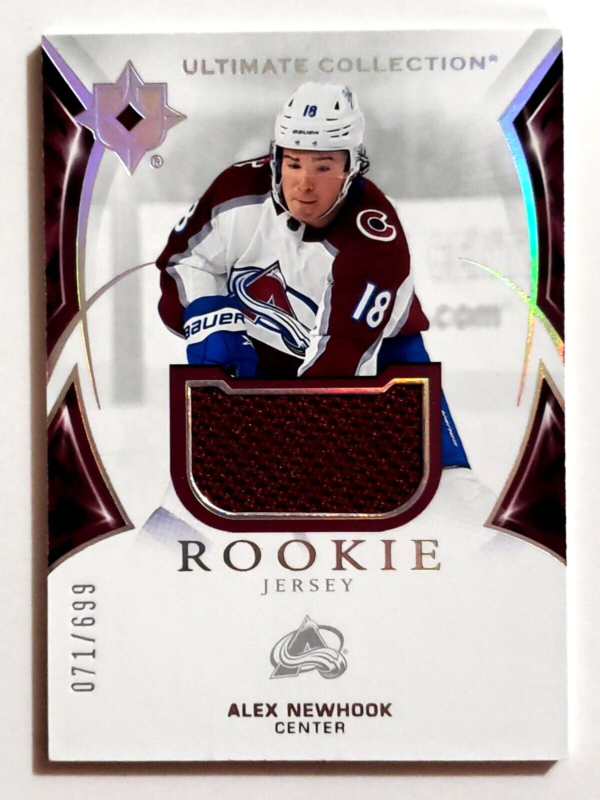 Alex Newhook 2021-22 Ultimate Collection Rookie Jersey /699 #175