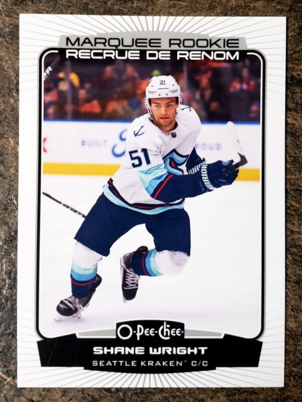 Shane Wright 2022-23 O-Pee-Chee Marquee Rookie OPC RC #600