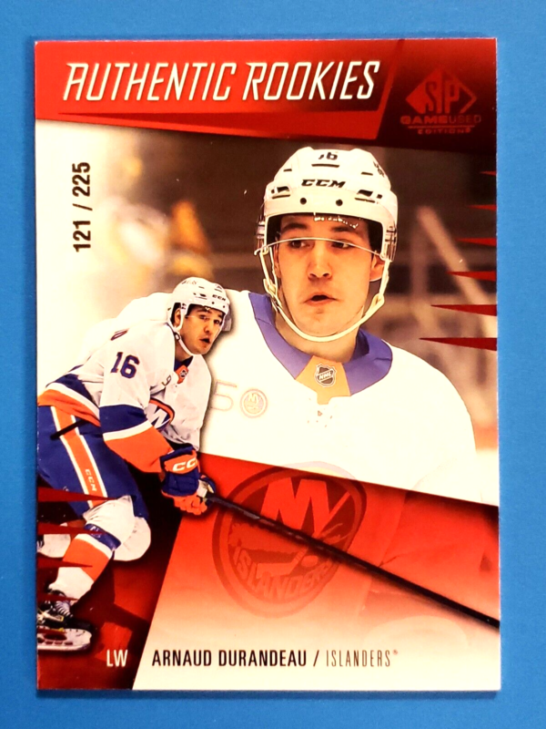 Arnaud Durandeau 2023-24 SP Game Used Authentic Red Rookie /225 #203