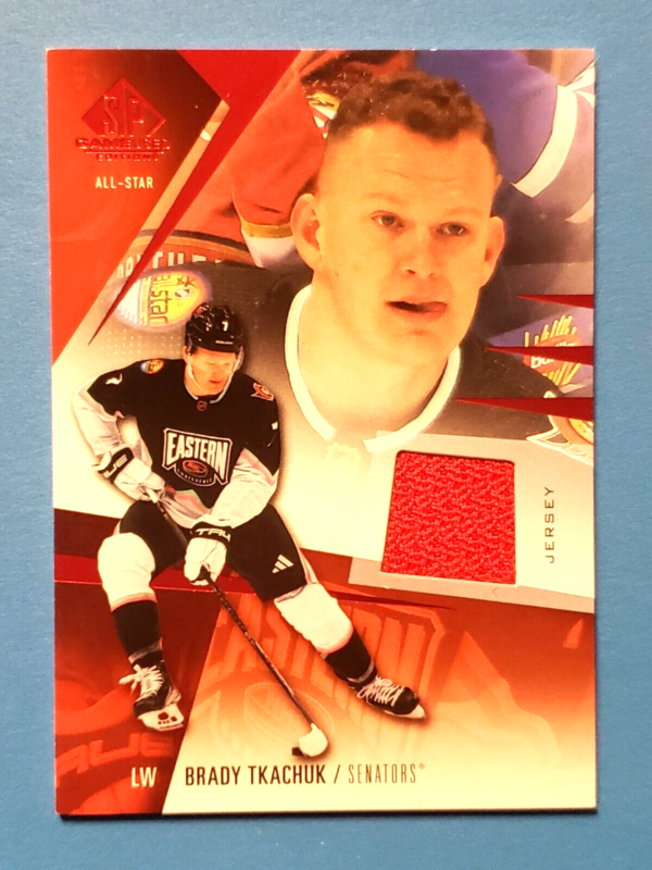 Brady Tkachuk 2023-24 SP Game Used Red Jersey #122