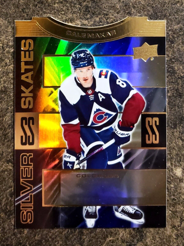 Cale Makar 2023-24 Upper Deck Gold Silver Skates Insert SP #SS-17