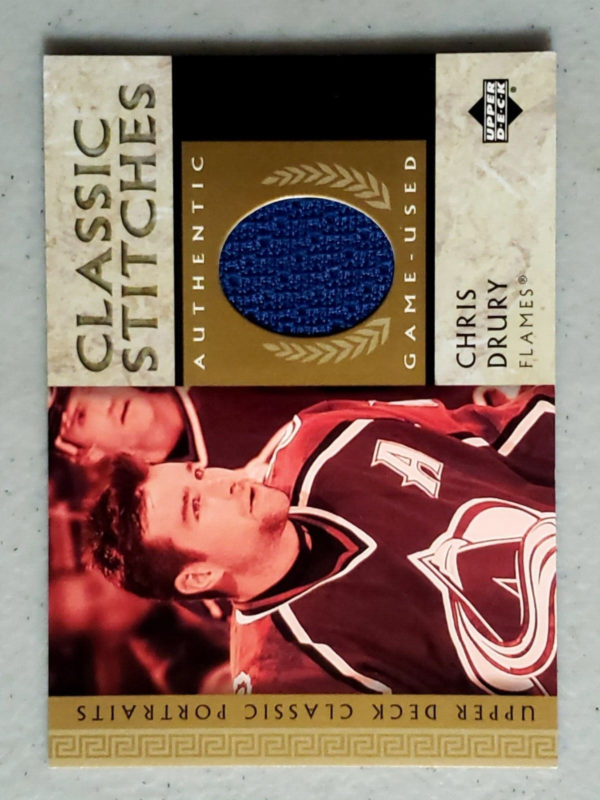 Chris Drury 2002-03 Upper Deck Jersey Classic Stitches #C-CD