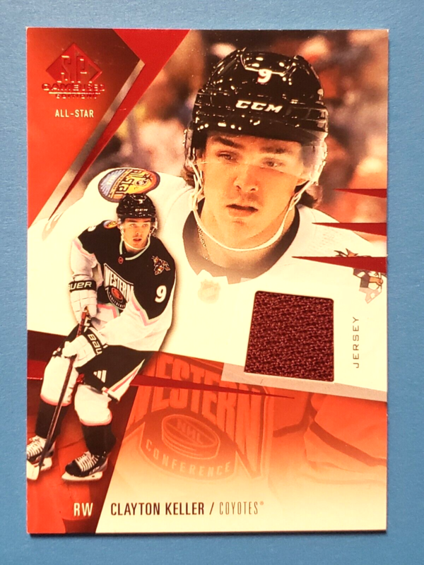 Clayton Keller 2023-24 SP Game Used Red Jersey #125
