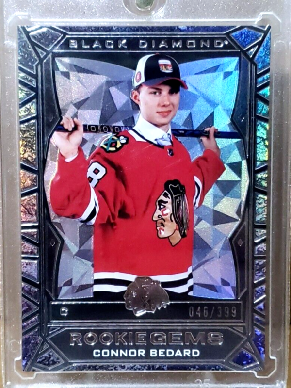 Connor Bedard 2023-24 Black Diamond Rookie Gems /399 Rookie Card #RG-CB