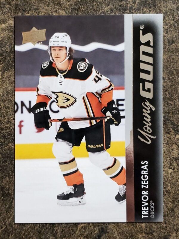 Trevor Zegras 2021-22 Upper Deck Young Guns Rookie Card #232
