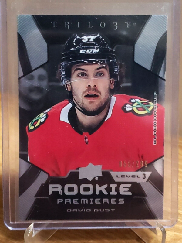 David Gust 2023-24 Trilogy Rookie Premieres Rookie Card /299 #220
