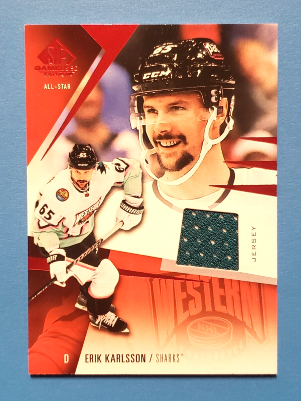Erik Karlsson 2023-24 SP Game Used Red Jersey #152