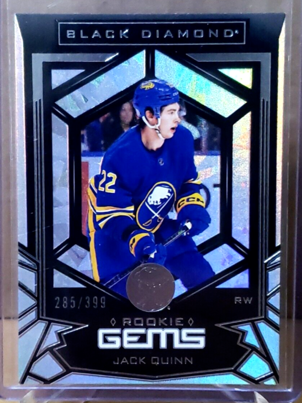 Jack Quinn 2022-23 Upper Deck Black Diamond Rookie Gems /399 RC #RG-JQ