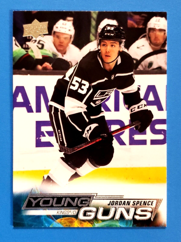 Jordan Spence 2022-23 Upper Deck Young Guns Rookie Card #238