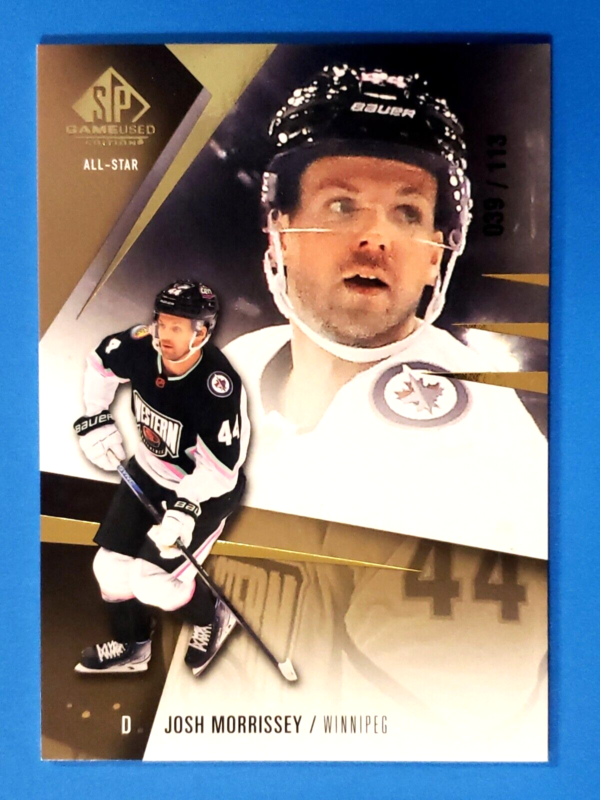 Josh Morrissey 2023-24 SP Game Used Gold /113 #138