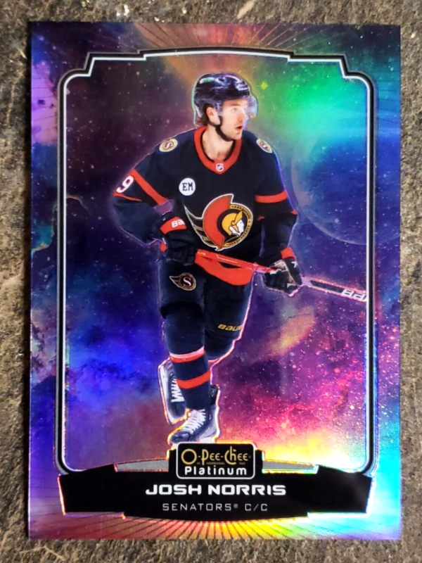 Josh Norris 2022-23 O-Pee-Chee Platinum Cosmic /65 #148