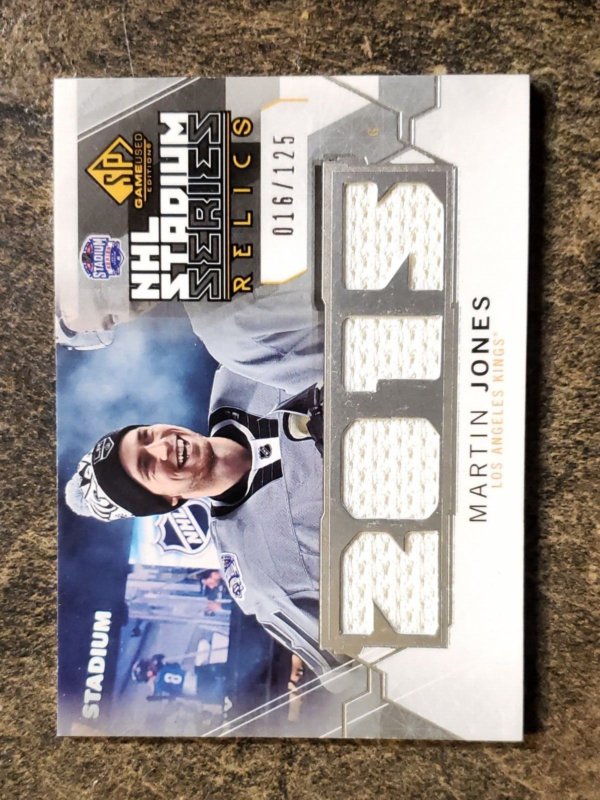 Martin Jones 2015-16 SP Game Used Stadium Series Relics Rookie Jersey /125 #LA-MJ