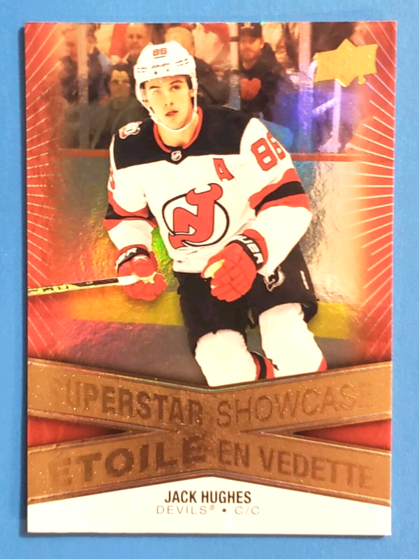Jack Hughes 2023-24 Upper Deck Tim Hortons Superstar Showcase #SS-15