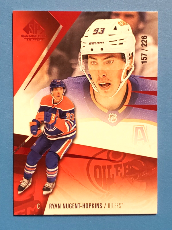 Ryan Nugent-Hopkins 2023-24 SP Game Used Red /226 #85