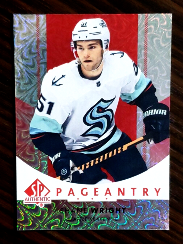 Shane Wright 2022-23 SP Authentic Pageantry Red Rookie Card #P-64