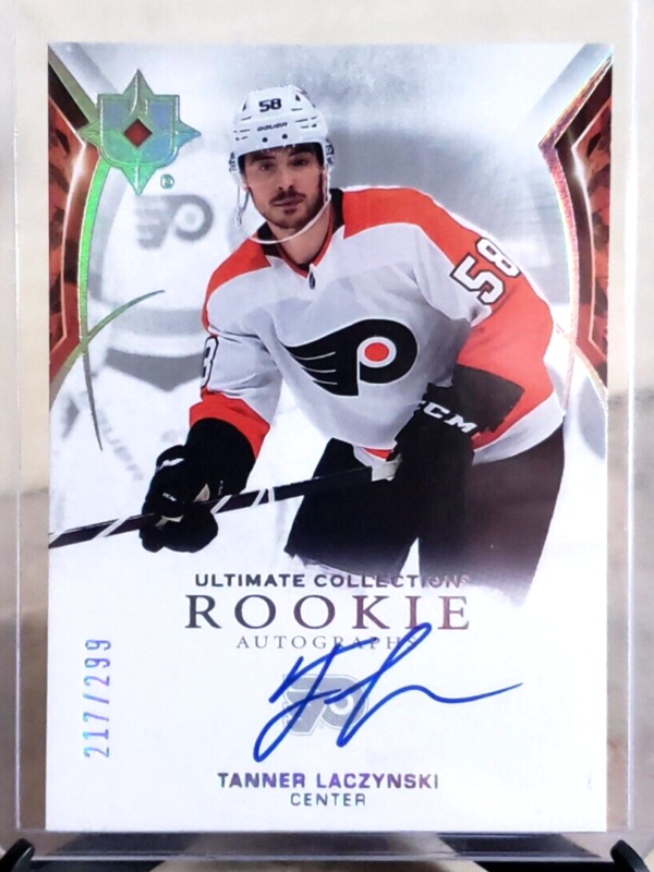 Tanner Laczynski 2021-22 UD Ultimate Collection Rookie Auto /299 #139