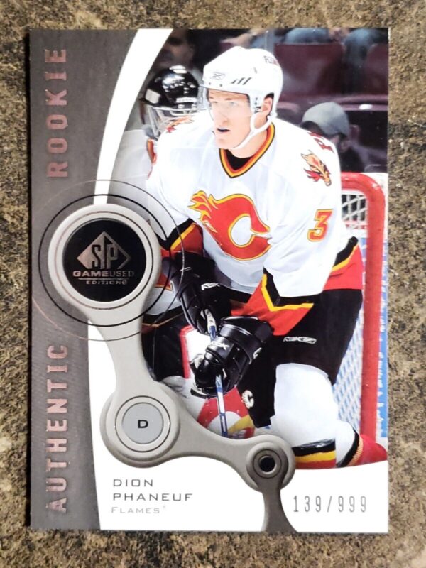 Dion Phaneuf 2005-06 SP Game Used Authentic Rookie Card /999 #130