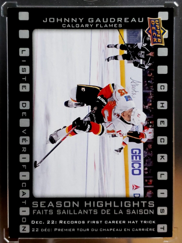 Johnny Gaudreau 2015-16 Upper Deck Tim Hortons Season Highlights Insert #SH-1