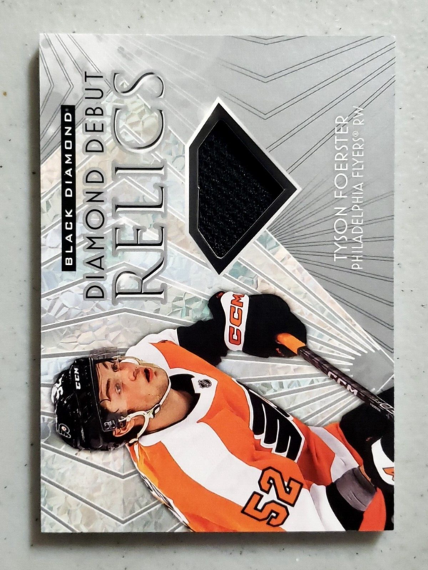 Tyson Foerster 2023-24 Black Diamond Debut Relics Rookie Jersey #DD-TF