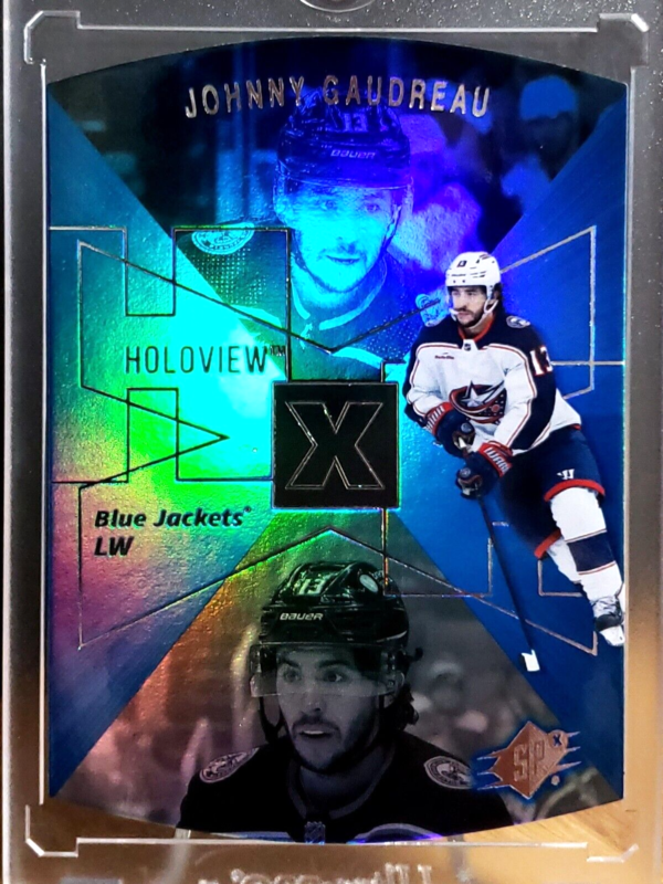Johnny Gaudreau 2023-24 Upper Deck SPx Holoview Retros #SPX-34