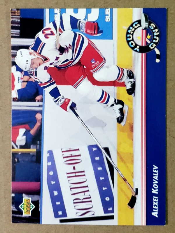 Alexei Kovalev 1992-93 Upper Deck Young Guns Rookie Card #573