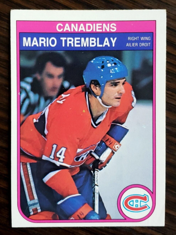 Mario Tremblay 1982-83 O-Pee-Chee OPC #193