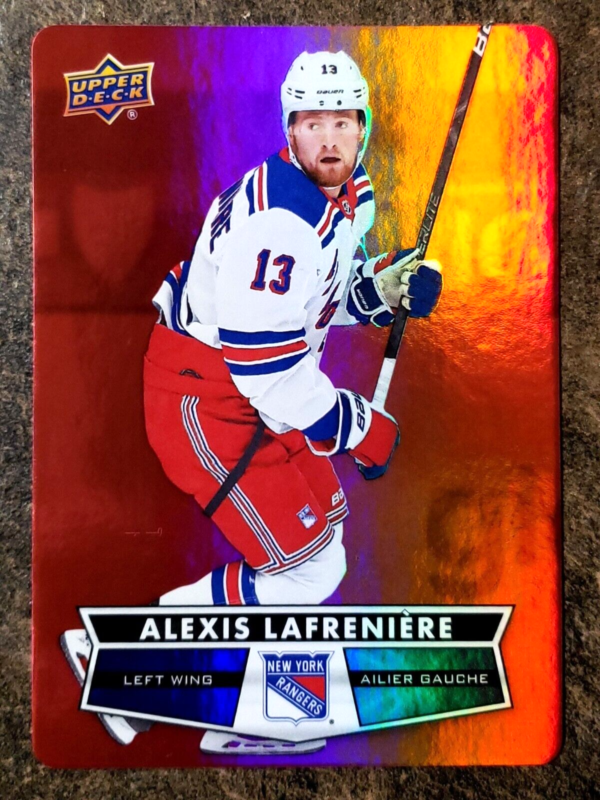 Alexis Lafreniere 2021-22 UD Tim Hortons Collector's Series Red Die Cut DC-41