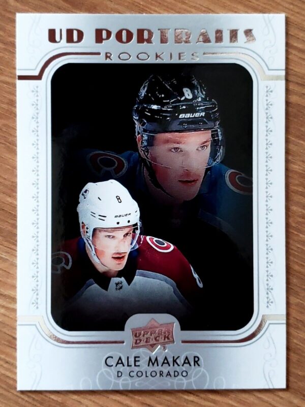 Cale Makar 2019-20 Upper Deck UD Portraits Rookie Card #P-50