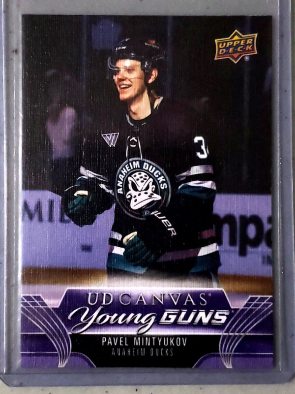 Pavel Mintyukov 2023-24 Upper Deck Young Guns Canvas Rookie Card #C364