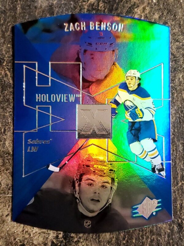 Zach Benson 2023-24 SPx Holoview Die-Cut Rookie Card #SPX-40