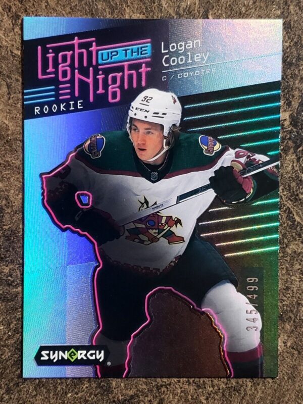 Logan Cooley 2023-24 Synergy Light up the Night Rookie Card /499 #LN-LC