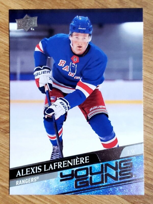 Alexis Lafreniere 2020-21 Upper Deck Young Guns Rookie Card #201