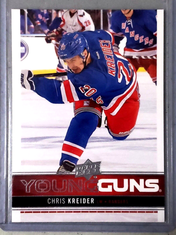 Chris Kreider 2012-13 Upper Deck Young Guns Rookie Card #237