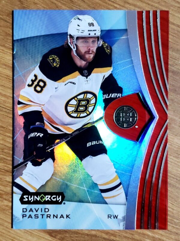 David Pastrnak 2023-24 Synergy Red Unscratched Bounty #36