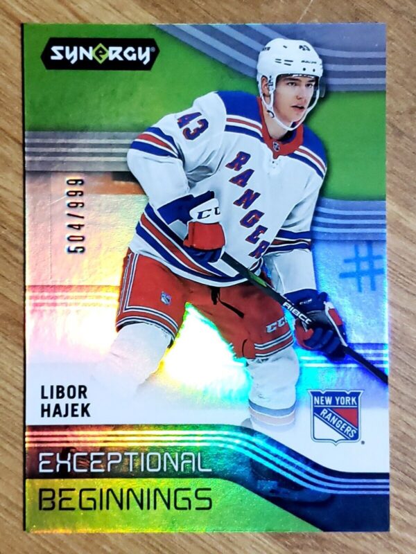 Libor Hajek 2019-20 Synergy Exceptional Beginnings Rookie Card /999 #EB-22