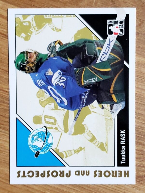 Tuukka Rask 2007-08 In The Game Heroes and Prospects Rookie Card #13