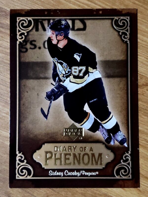 Sidney Crosby 2005-06 Upper Deck Diary of a Phenom Rookie Card #DP28