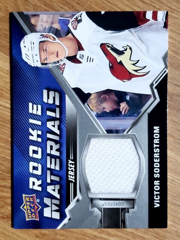 Victor Soderstrom 2020-21 Upper Deck Rookie Materials Game Jersey #RM-VS