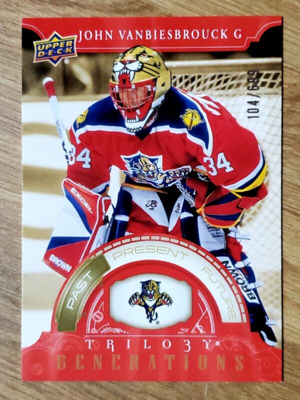 John Vanbiesbrouck 2022-23 Trilogy Generations Red /699 #TG-16A
