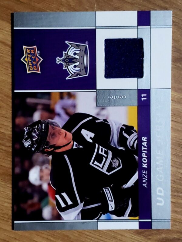 Anze Kopitar 2009-10 Upper Deck UD Game Jersey #GJ-AK