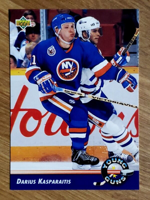 Darius Kasparaitis 1992-93 Upper Deck Young Guns Rookie Card #563